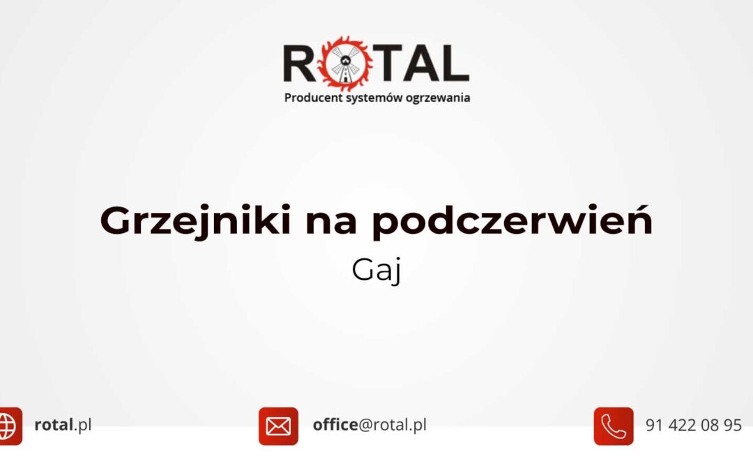 Grzejniki na podczerwień Gaj