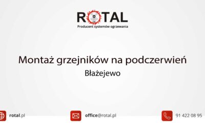 Montaż grzejników na&nbsp;podczerwień w&nbsp;Błażejewie