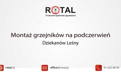 Montaż grzejników na&nbsp;podczerwień w&nbsp;Dziekanowie Leśnym