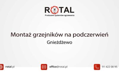 Montaż grzejników na&nbsp;podczerwień w&nbsp;Gnieżdżewie