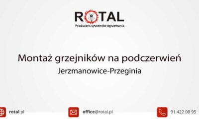 Montaż grzejników na&nbsp;podczerwień w&nbsp;Jerzmanowicach-Przegini