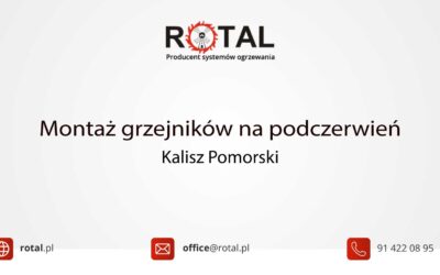 Montaż grzejników na&nbsp;podczerwień w&nbsp;Kaliszu Pomorskim