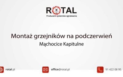 Montaż grzejników na&nbsp;podczerwień w&nbsp;Mąchocicach Kapitulnych