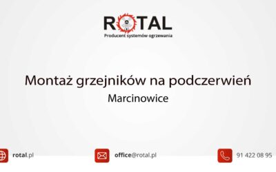 Montaż grzejników na&nbsp;podczerwień w&nbsp;Marcinowicach