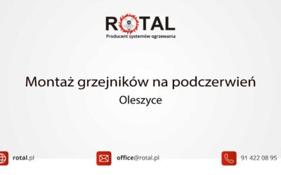 Montaż grzejników na&nbsp;podczerwień w&nbsp;Oleszycach