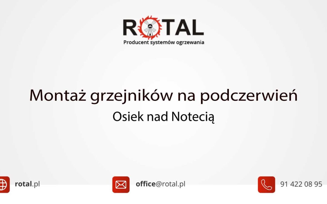 Montaż grzejników na podczerwień Biadoliny Radłowskie