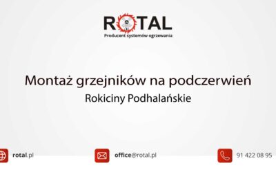 Montaż grzejników na&nbsp;podczerwień w&nbsp;Rokicinach Podhalańskich