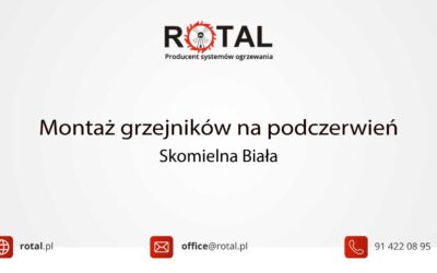 Montaż grzejników na&nbsp;podczerwień w&nbsp;Skomielnej Białej