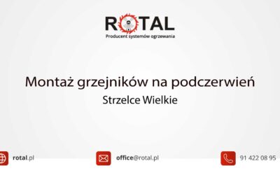 Montaż grzejników na&nbsp;podczerwień w&nbsp;Strzelcach Wielkich