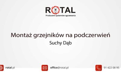 Montaż grzejników na&nbsp;podczerwień w&nbsp;Suchym Dębie