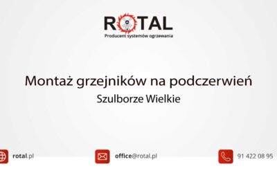Montaż grzejników na&nbsp;podczerwień w&nbsp;Szulborzu Wielkim