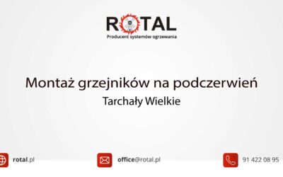 Montaż grzejników na&nbsp;podczerwień w&nbsp;Tarchałach Wielkich